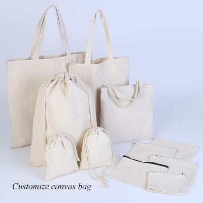 Custom Eco-friendly  Canvas Bags For Packaging