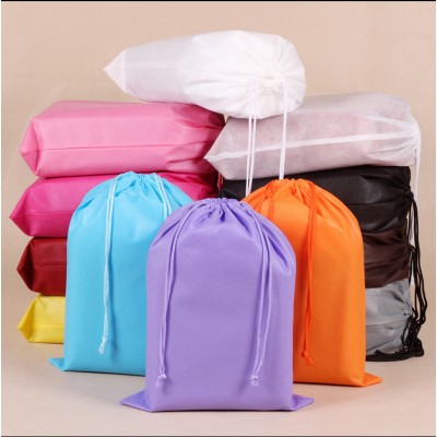 China suppliers nonwoven draw string pouch wholesale