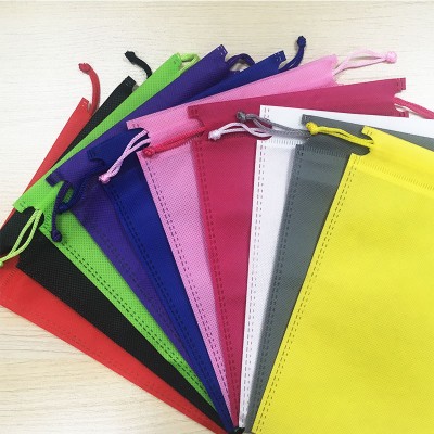 Custom Colorful Printed Nonwoven Drawstring Bags