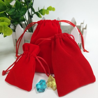 Christmas Gift Mini Velvet Draw String Packing Bag